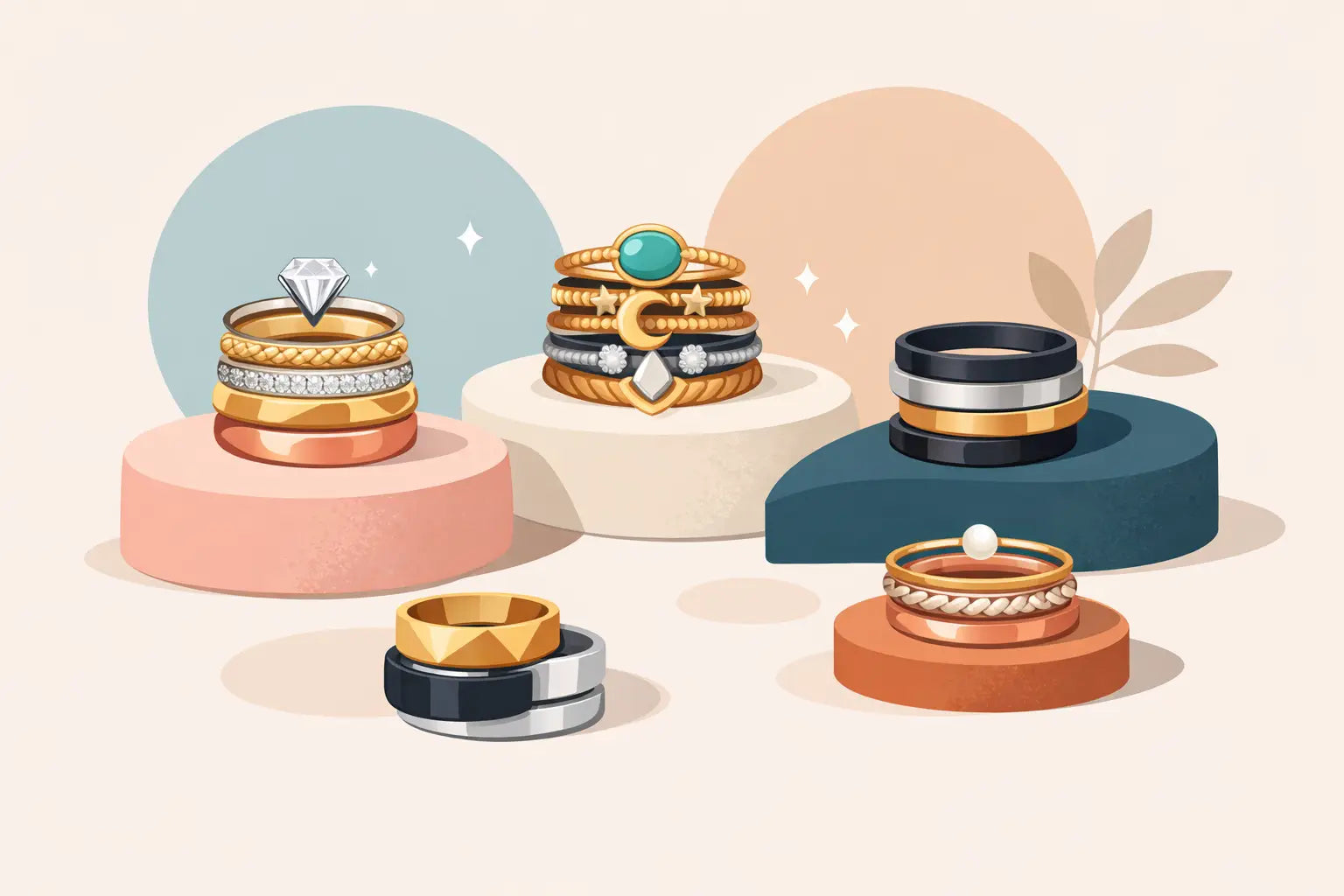 12 Ring Stack Ideas for Every Style